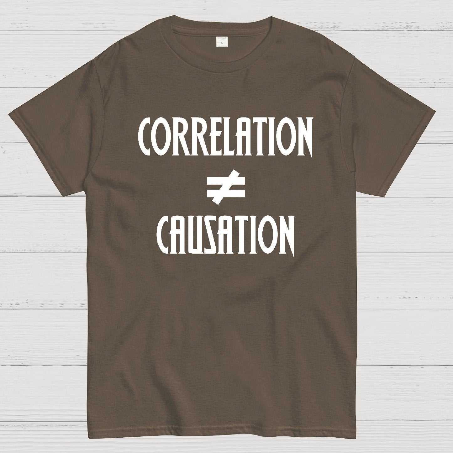 Correlation Does Not Imply Causation Geek T-Shirt