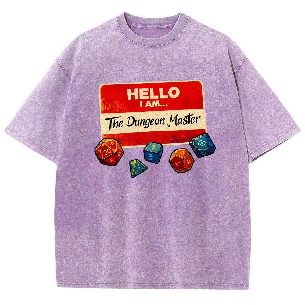 Hello I Am The Dungeon Master Vintage Distressed T-shirt