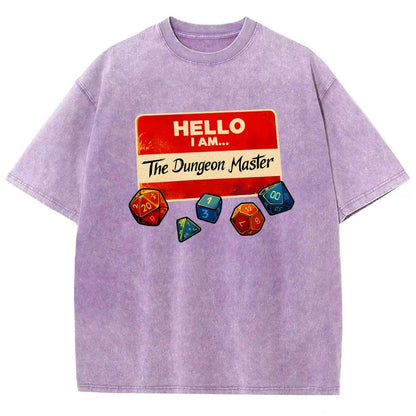 Hello I Am The Dungeon Master Vintage Distressed T-shirt