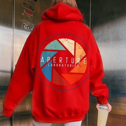Aperture Printed Back Unisex Cotton Hoodie