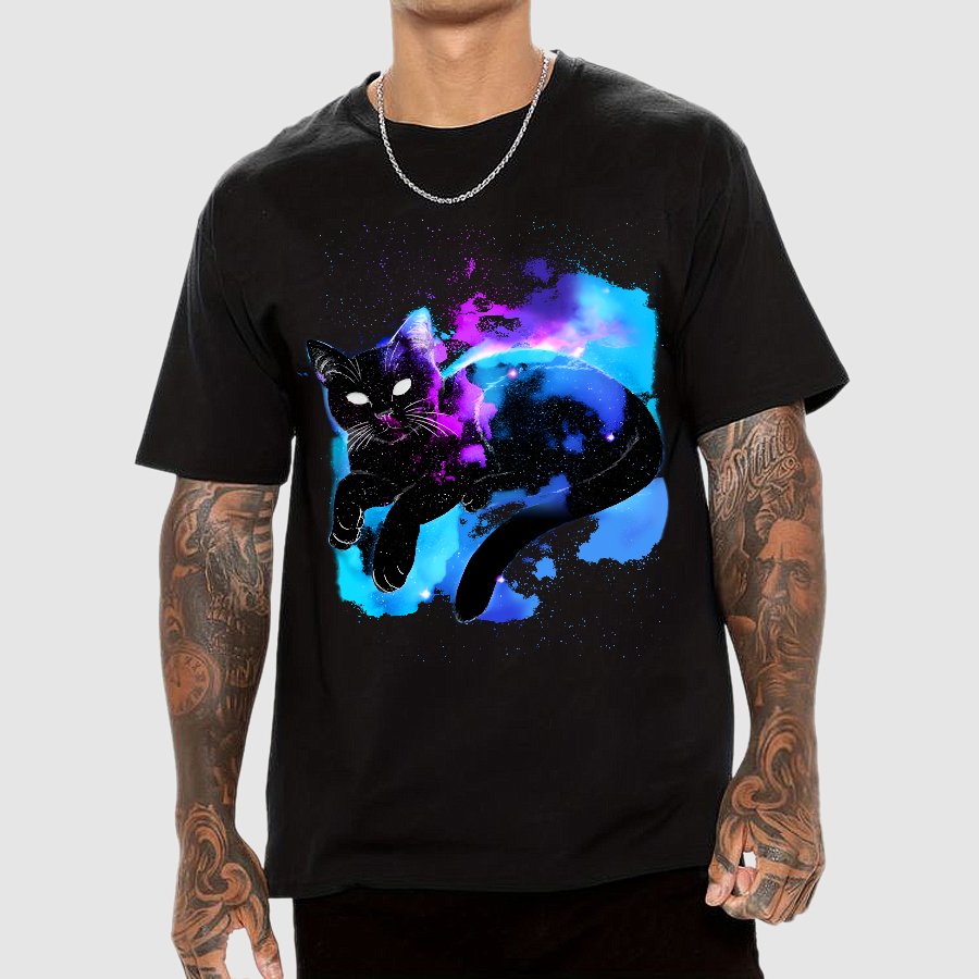 Space Cat Geek T-Shirt