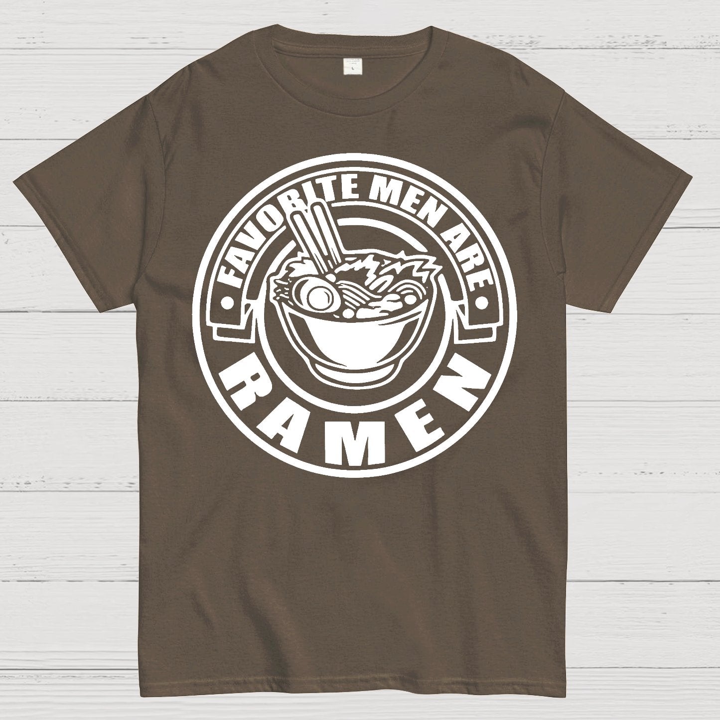 Favorite Men Are Ramen Funny Japanese Noodles Humor Geek T-Shirt