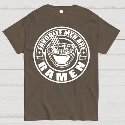 Favorite Men Are Ramen Funny Japanese Noodles Humor Geek T-Shirt
