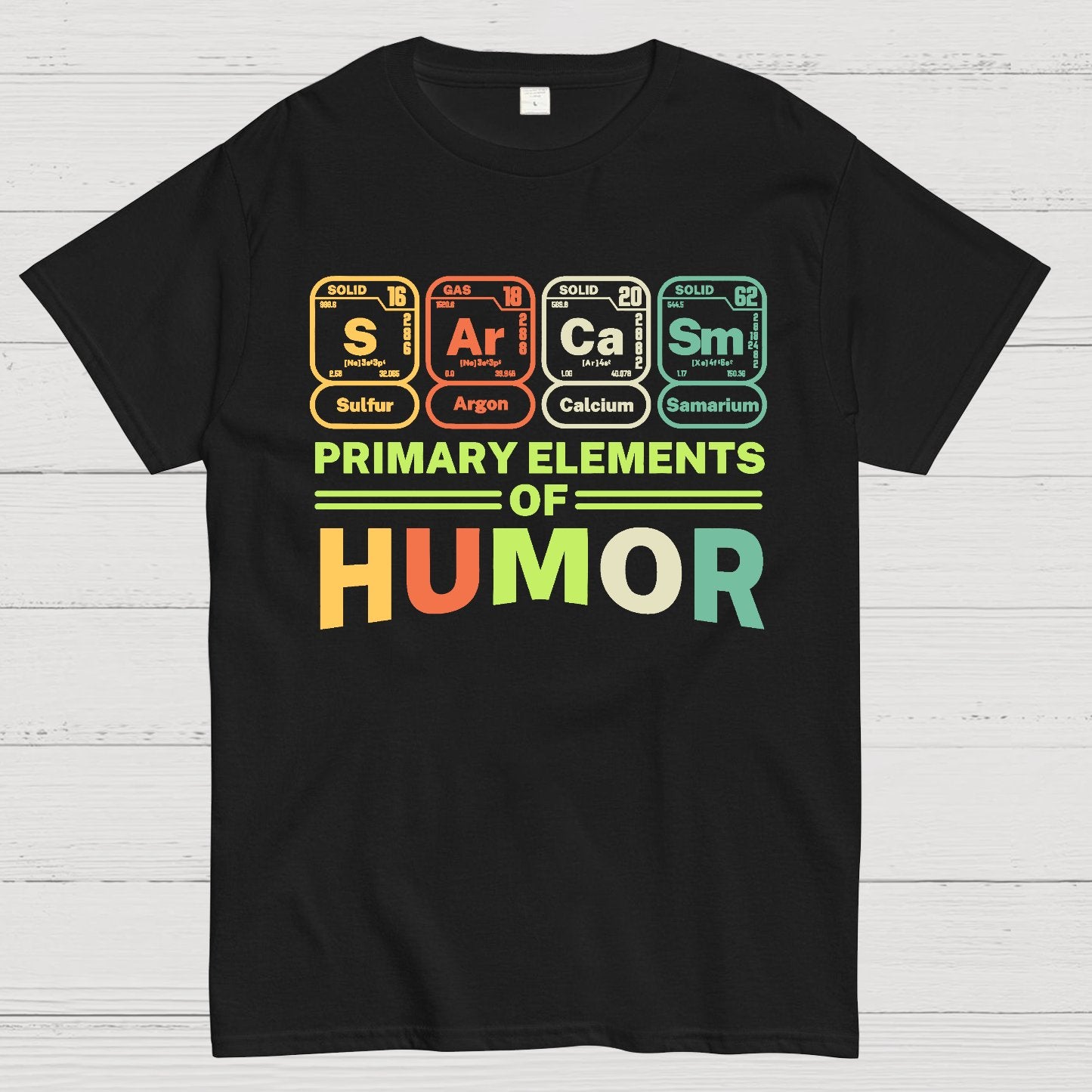 Primary Elements Of Humor Geek T-Shirt