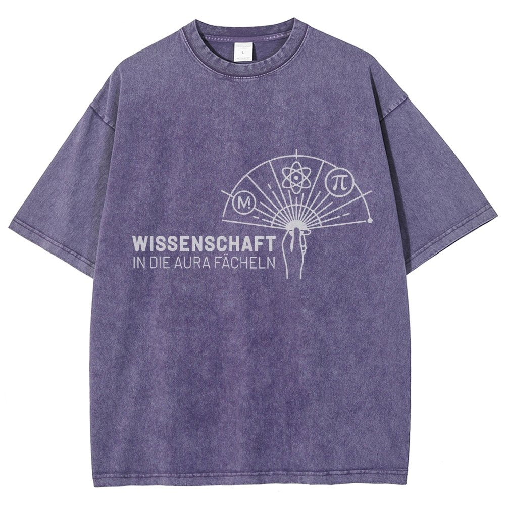Wissenschaft in die Aura fächeln Vintage Distressed T-shirt