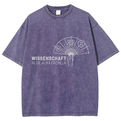 Wissenschaft in die Aura fächeln Vintage Distressed T-shirt