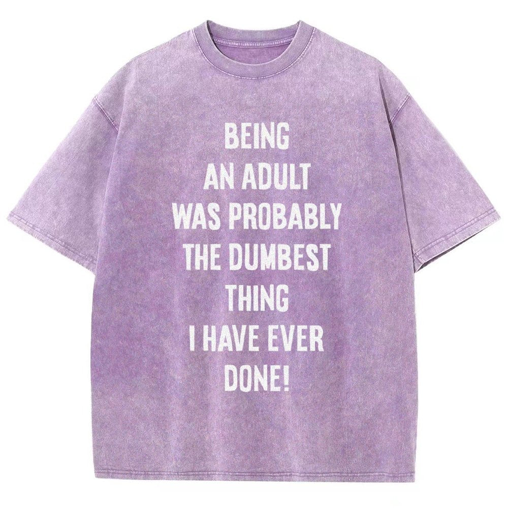 The Dumbest Thing Vintage Distressed T-shirt