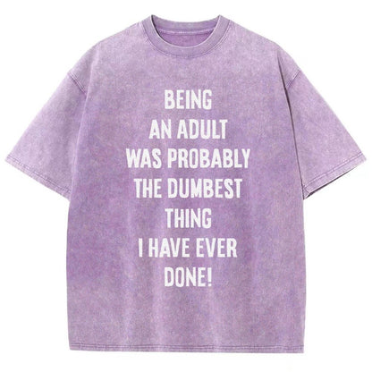 The Dumbest Thing Vintage Distressed T-shirt