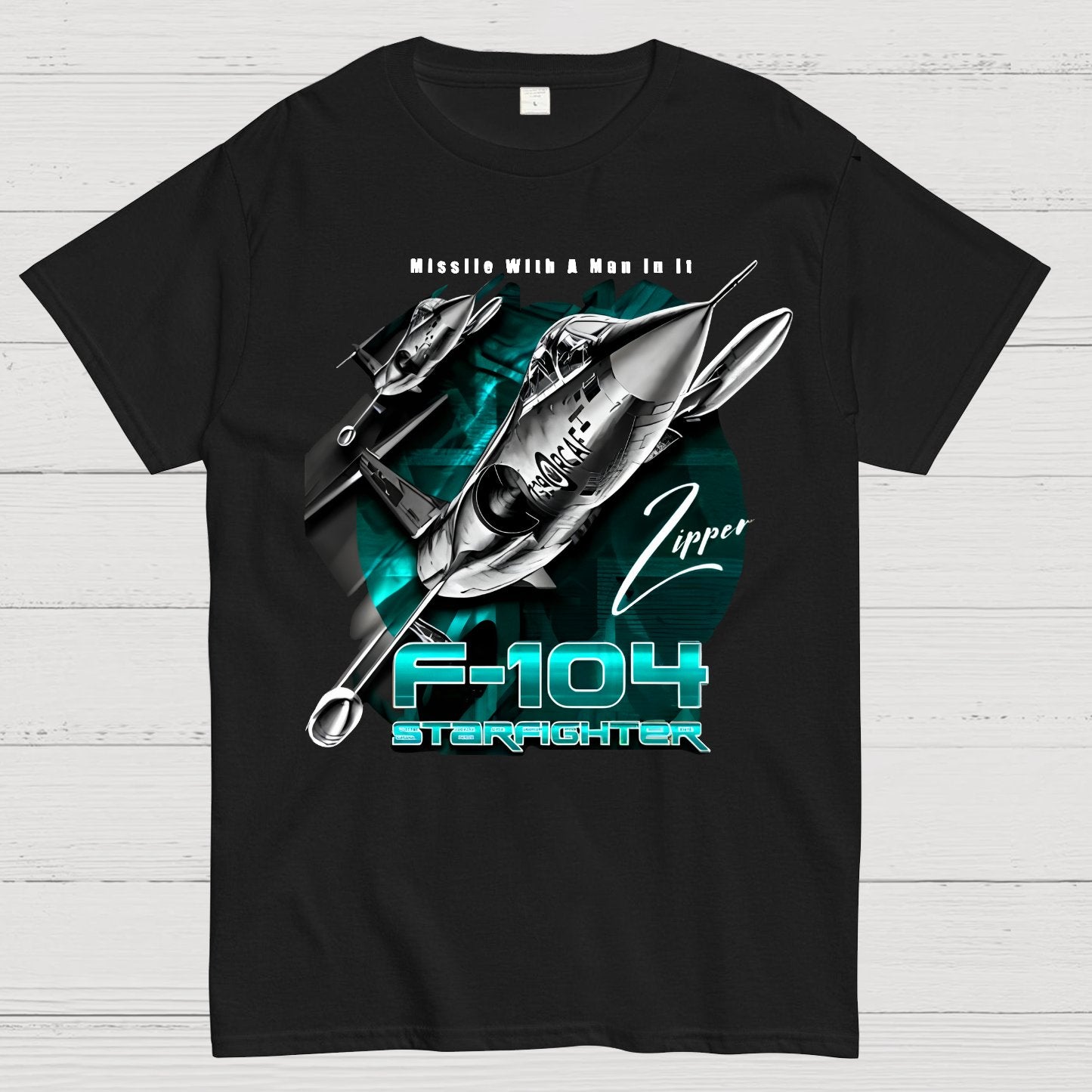 F-104 Starfighter USAF Supersonic Fighter Geek T-Shirt