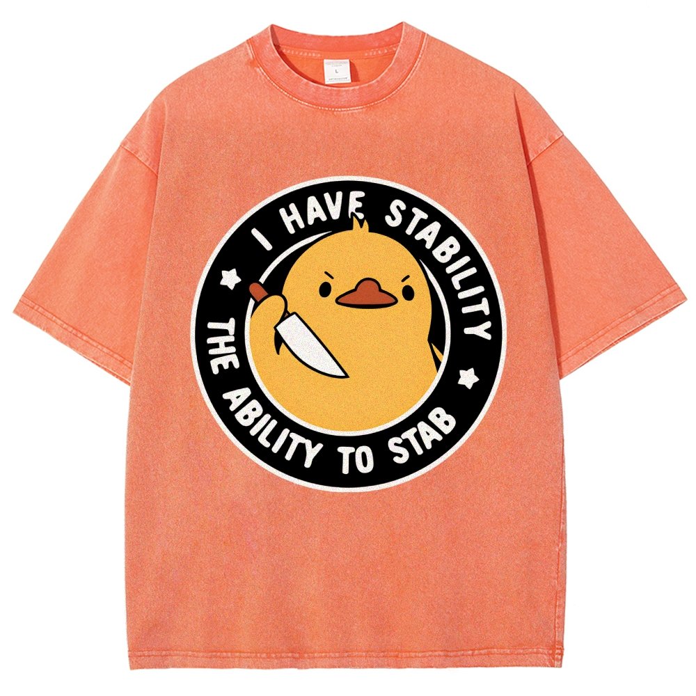 I Have Stability The Ability Vintage Distressed T-shirt