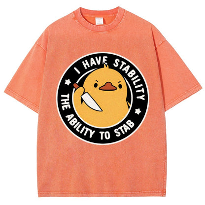 I Have Stability The Ability Vintage Distressed T-shirt