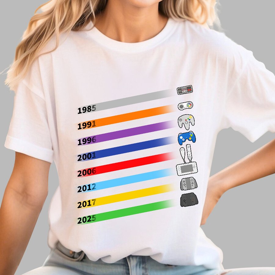 Console Evolution Geek T-Shirt