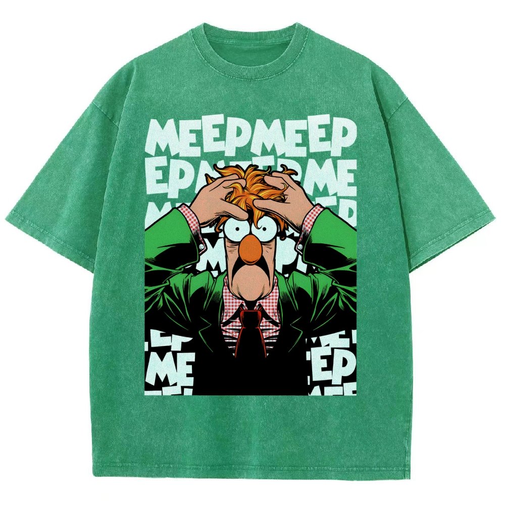 Meep Meep Vintage Distressed T-shirt