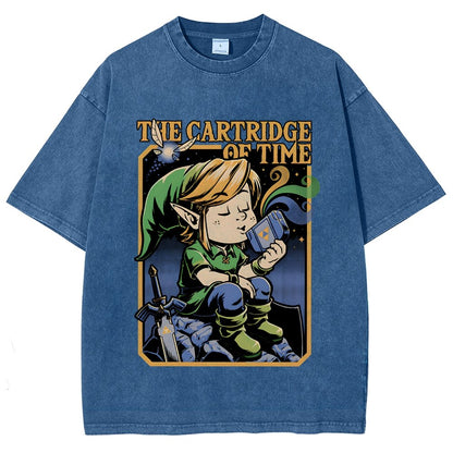 Vintage Game Elf Vintage Distressed T-shirt