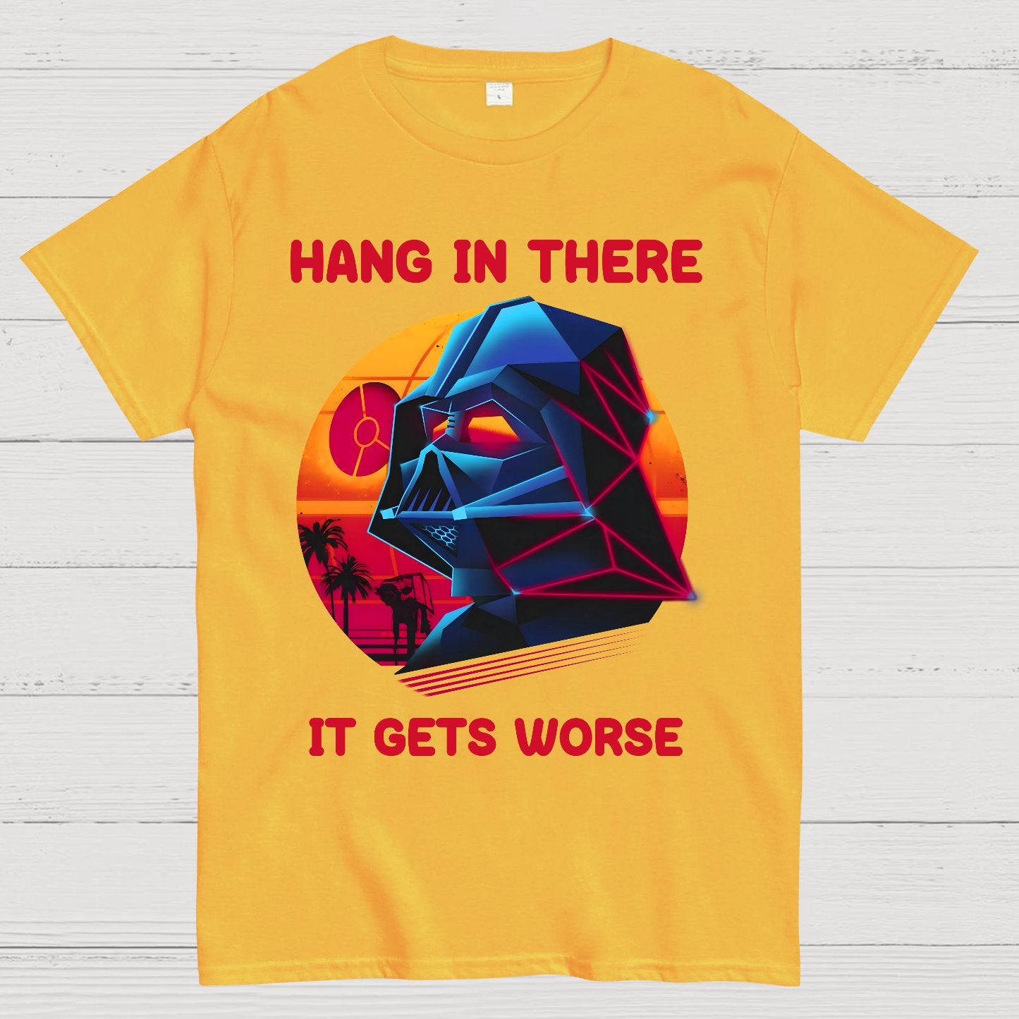 Hang In There It Gets Worse Geek T-Shirt