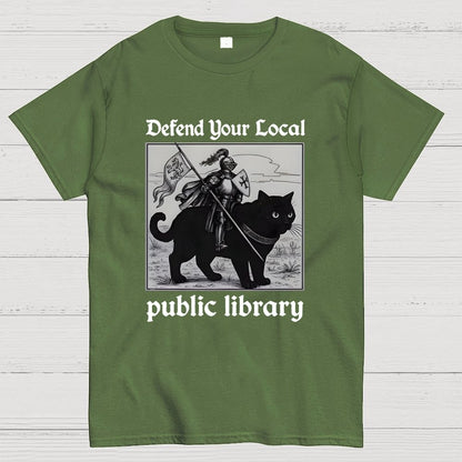 Defend Your Local public library Geek T-Shirt