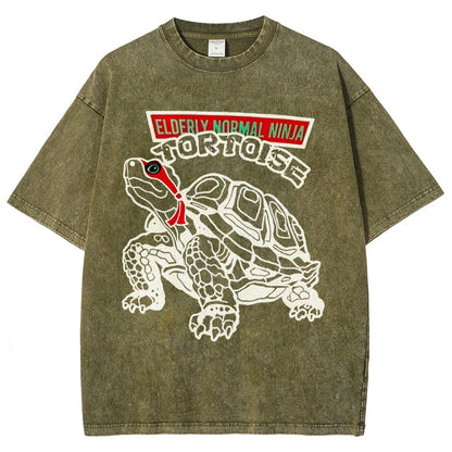 Elderly Normal Ninja Vintage Distressed T-shirt