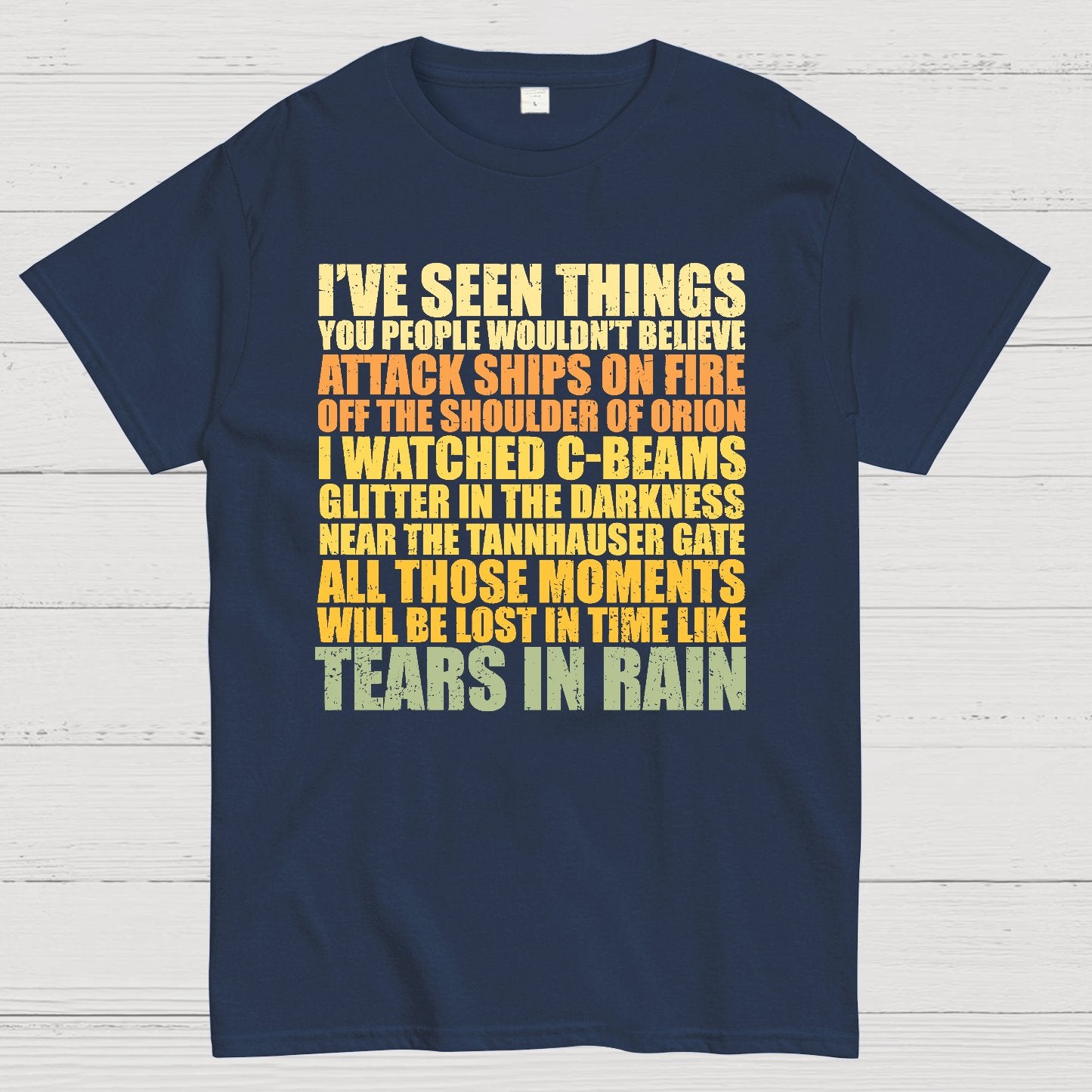 Tears In Rain Geek T-Shirt