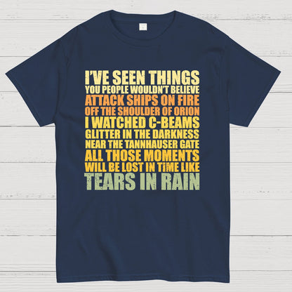 Tears In Rain Geek T-Shirt