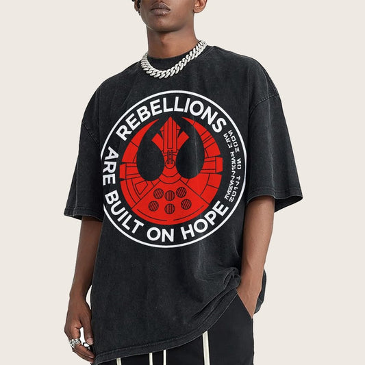 Rebellions Are Built on Dreams Vintage Distressed T-shirt
