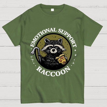 Emotional Support Raccoon Geek T-Shirt
