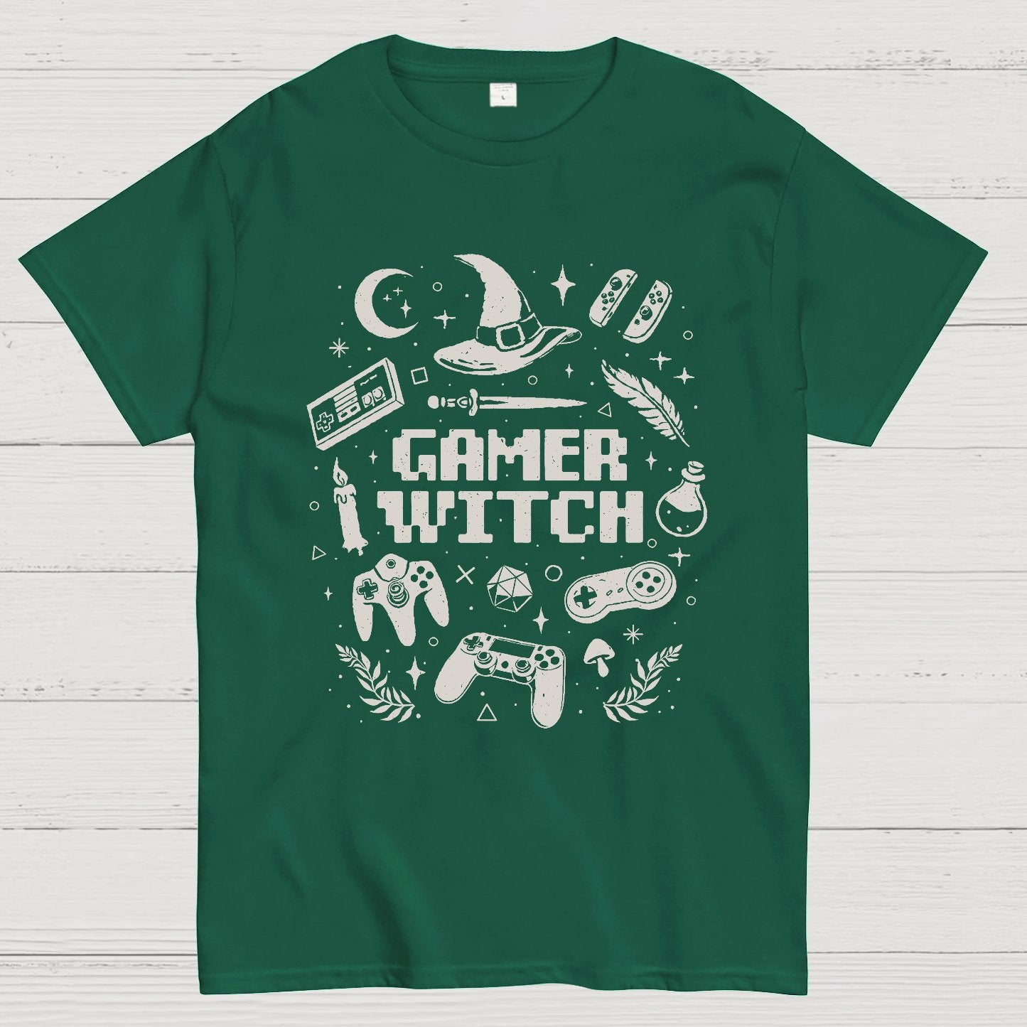 Gamer Witch Geeky T-Shirt