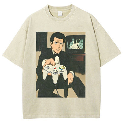 Come Play Retro Games Vintage Distressed T-shirt