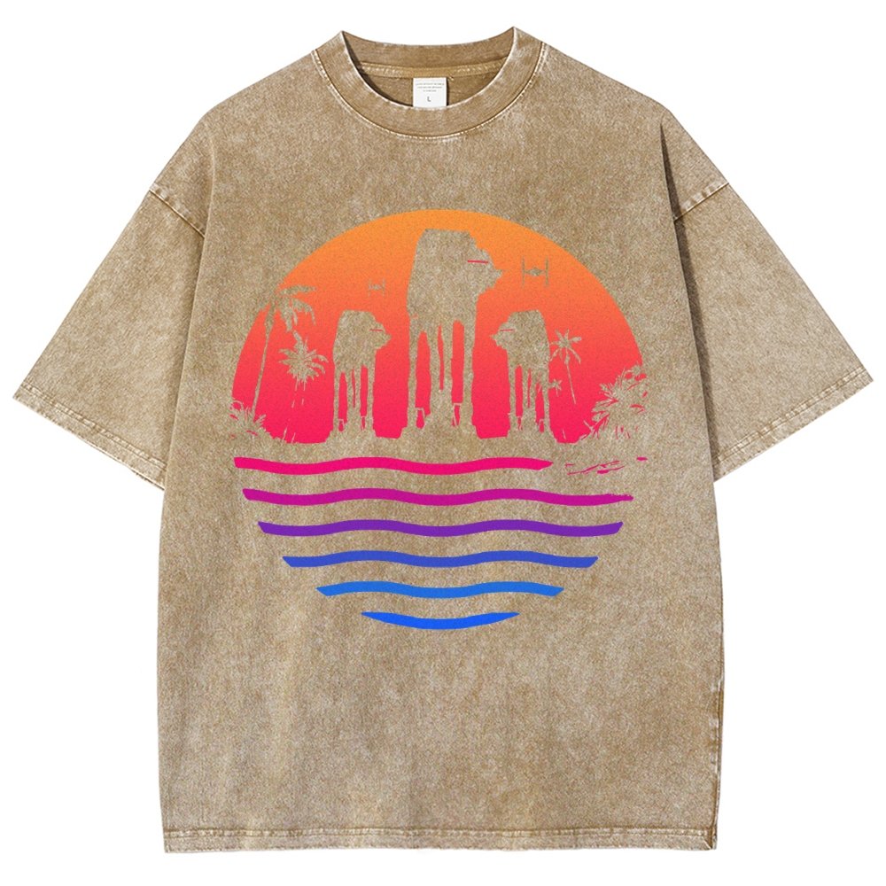Escape The Summer Vintage Distressed T-shirt