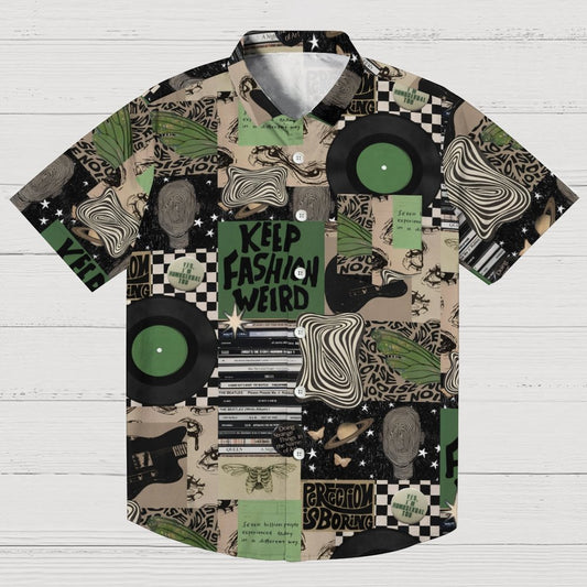 Vintage Record Art Geeky Shirt
