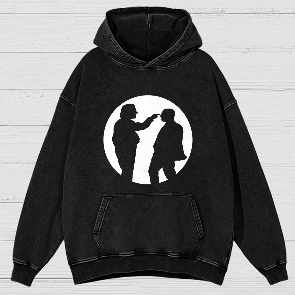 Bottom Spotlight Vintage Distressed Hoodie