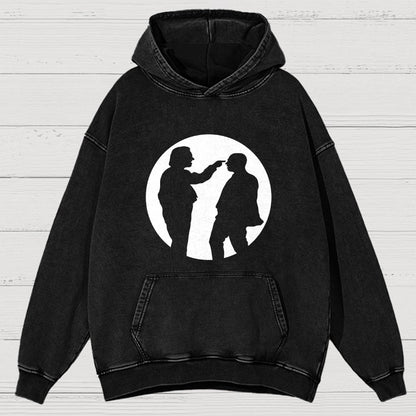 Bottom Spotlight Vintage Distressed Hoodie