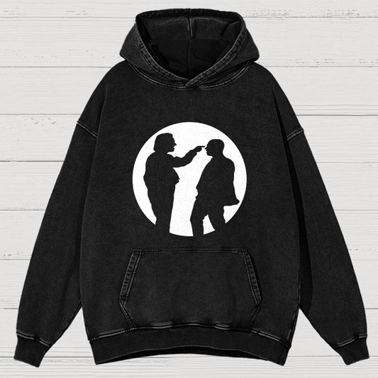 Bottom Spotlight Vintage Distressed Hoodie