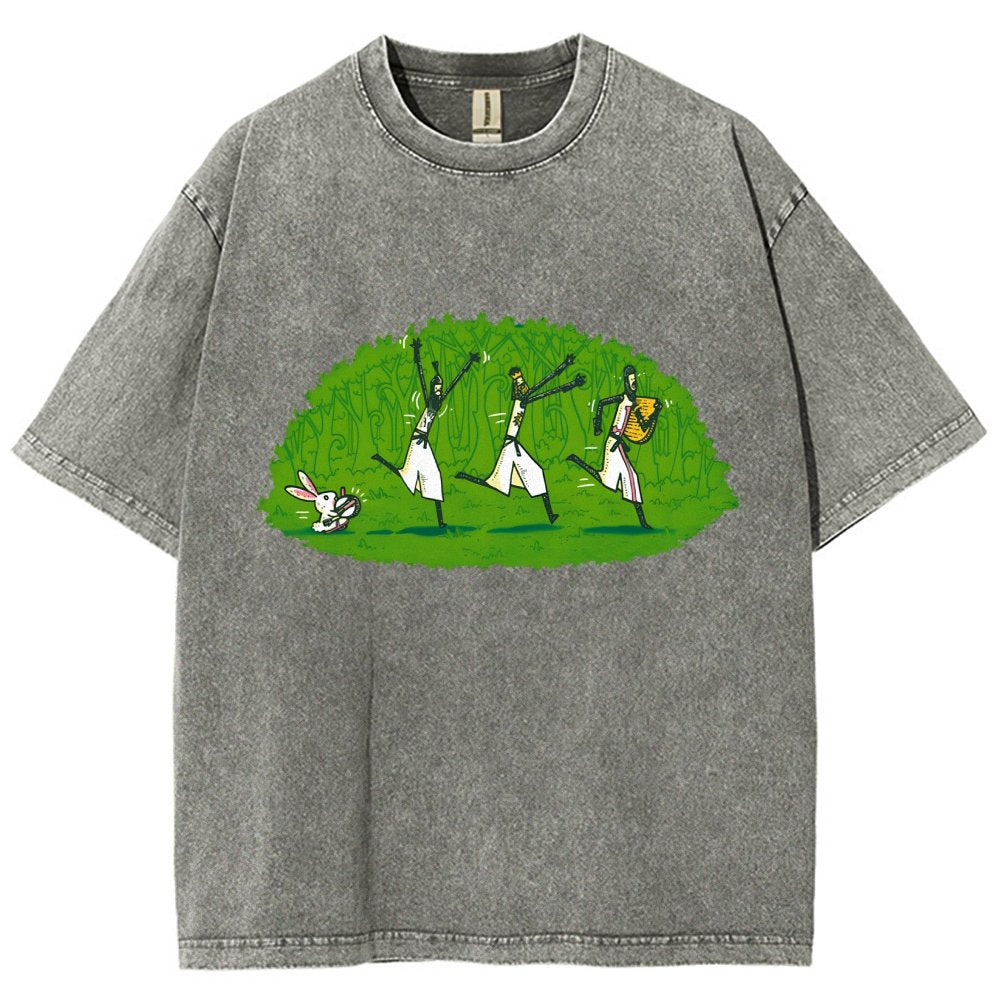 Run Away and Keep Going Vintage Distressed T-shirt