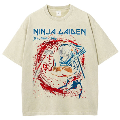 Super Ninja Vintage Distressed T-shirt