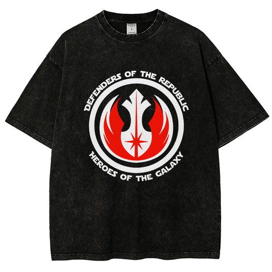 Protectors Of The Realm Heroes Of The Cosmos Vintage Distressed T-shirt