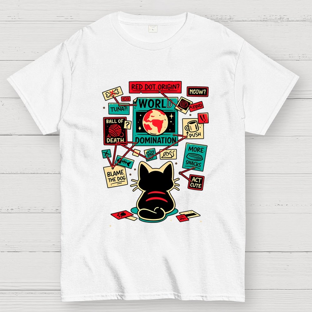 Cat Master Plan Geek T-Shirt