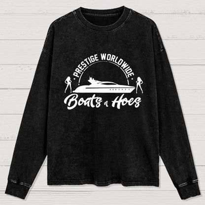 Boats 'n Hoes Washed Long Sleeve Tee