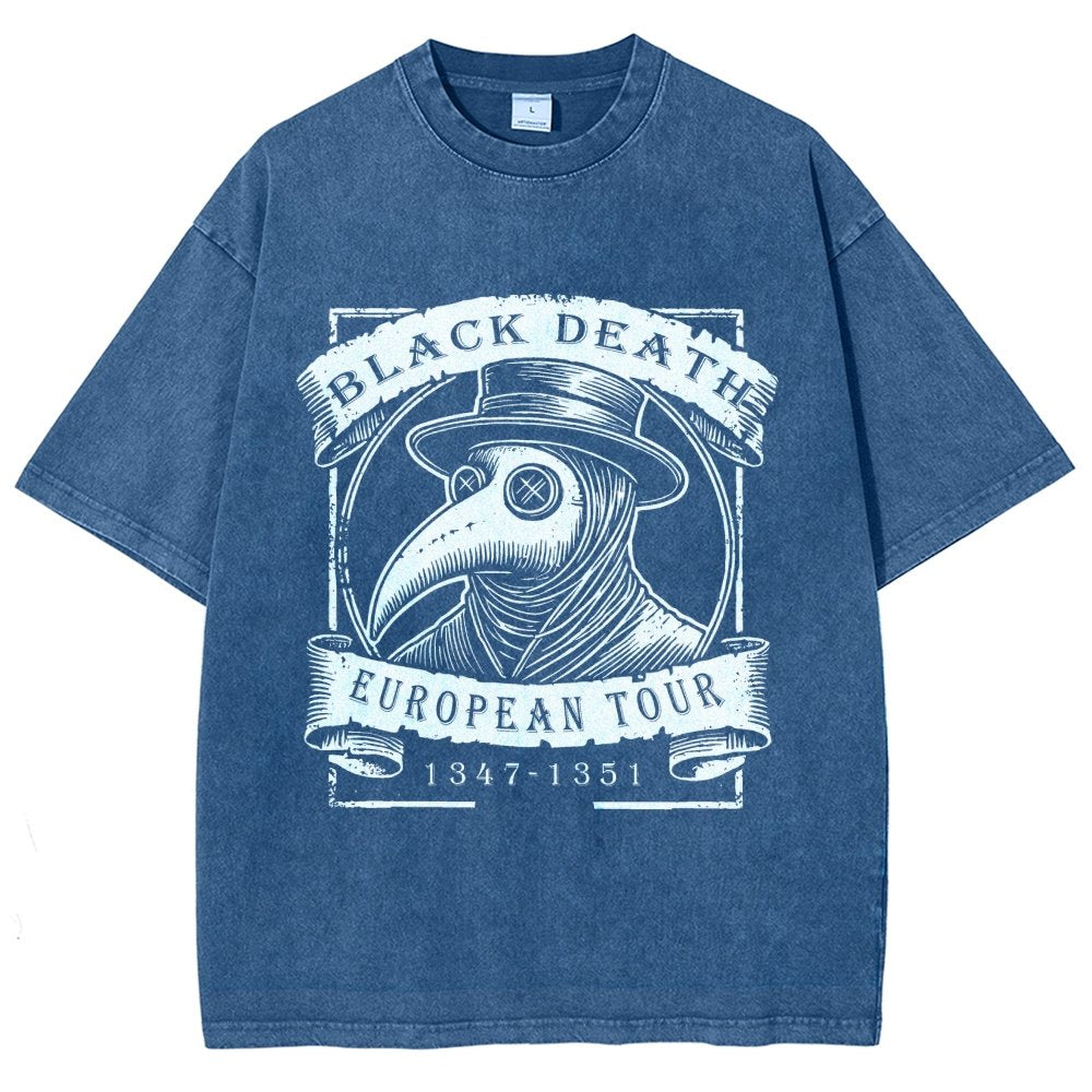 Black Death Tour Vintage Distressed T-shirt