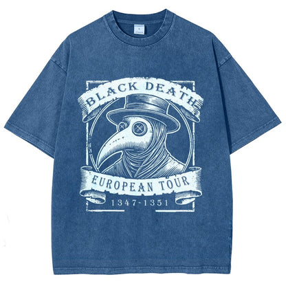 Black Death Tour Vintage Distressed T-shirt