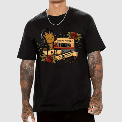 Awesome Mix Tape Tattoo Geek T-Shirt