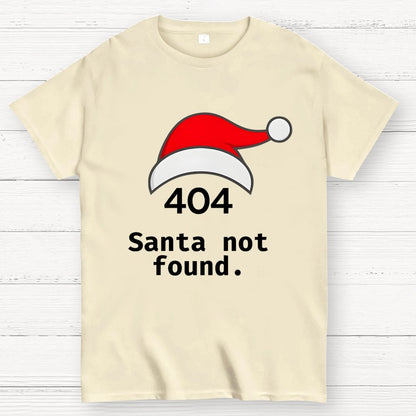 404 Santa Not Found computers joke Geek T-Shirt
