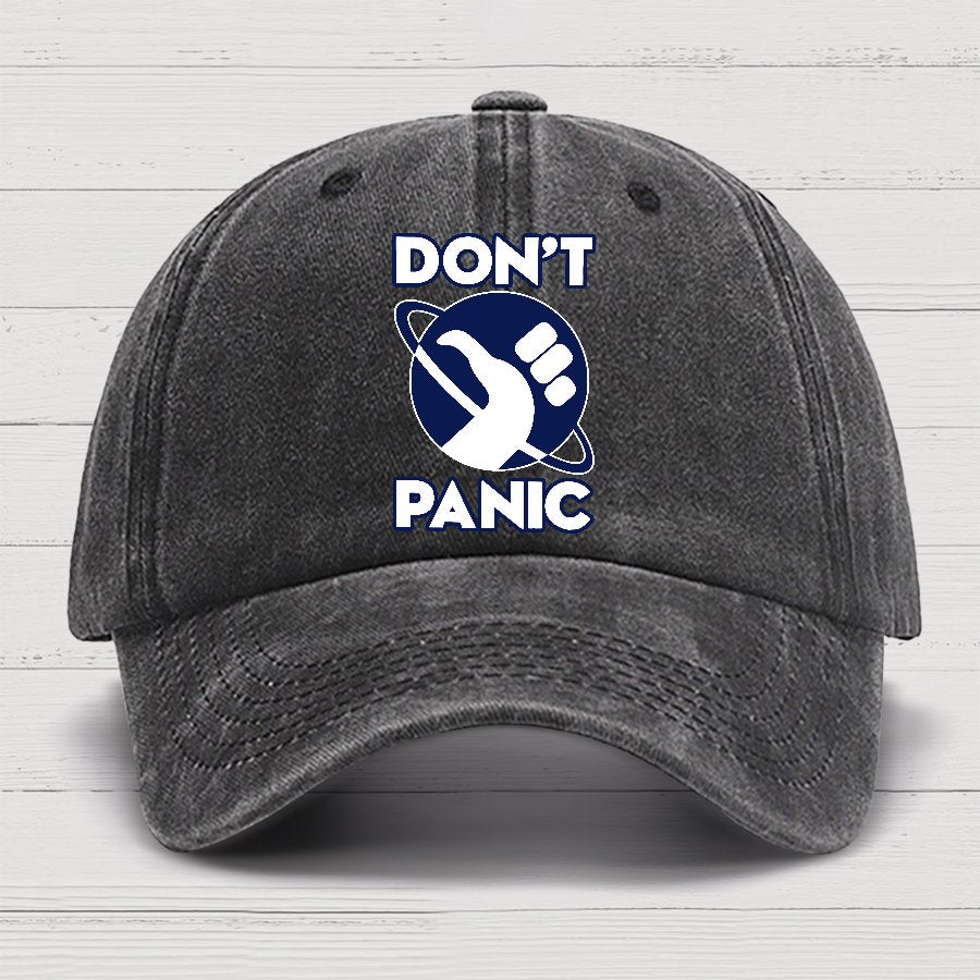 Don't Panic Cotton Hat