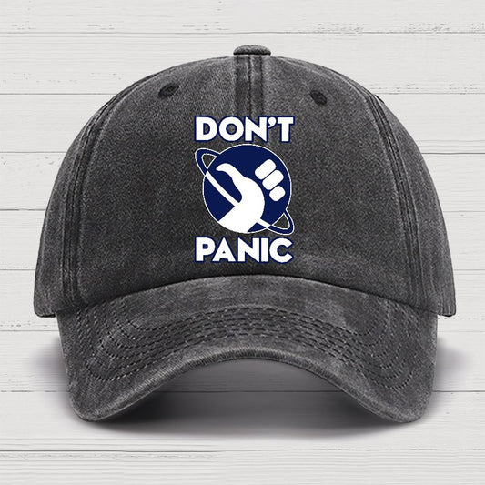 Don't Panic Cotton Hat