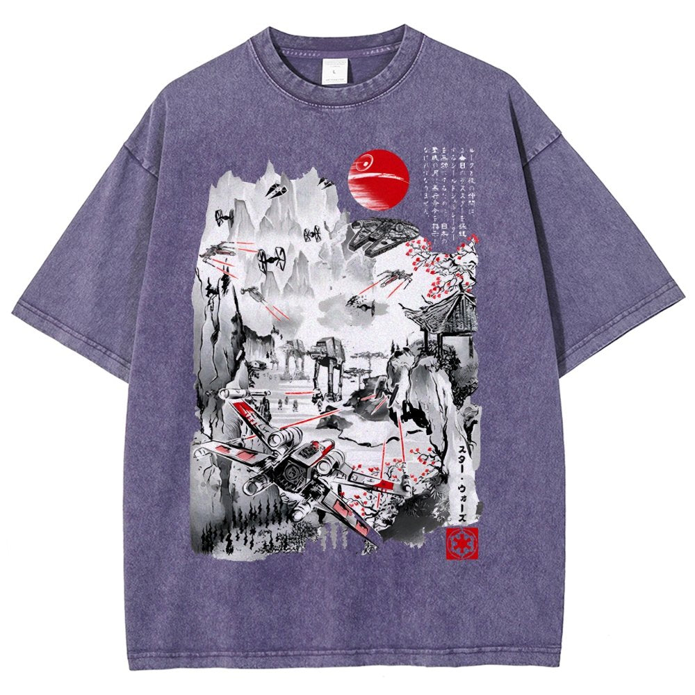 Last Battle of the Cosmic Conflict Vintage Distressed T-shirt