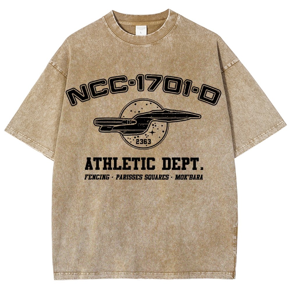 Space Athletic A New Generations Vintage Distressed T-shirt