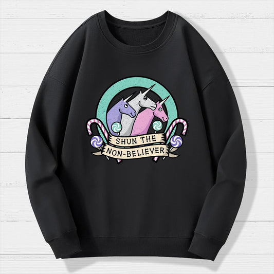 Shun the Non-Believer Geek Cotton Sweatshirt