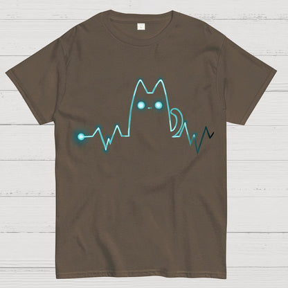Heart Cat Beat Geek T-Shirt