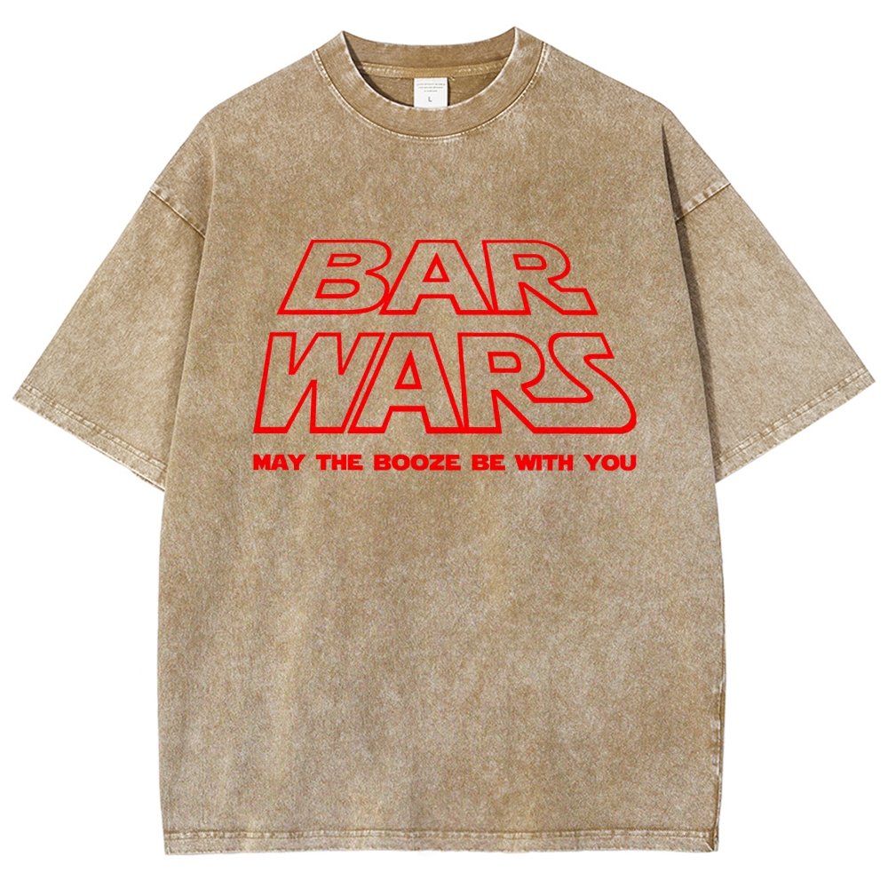 May The Booze Be With You Vintage Distressed T-shirt