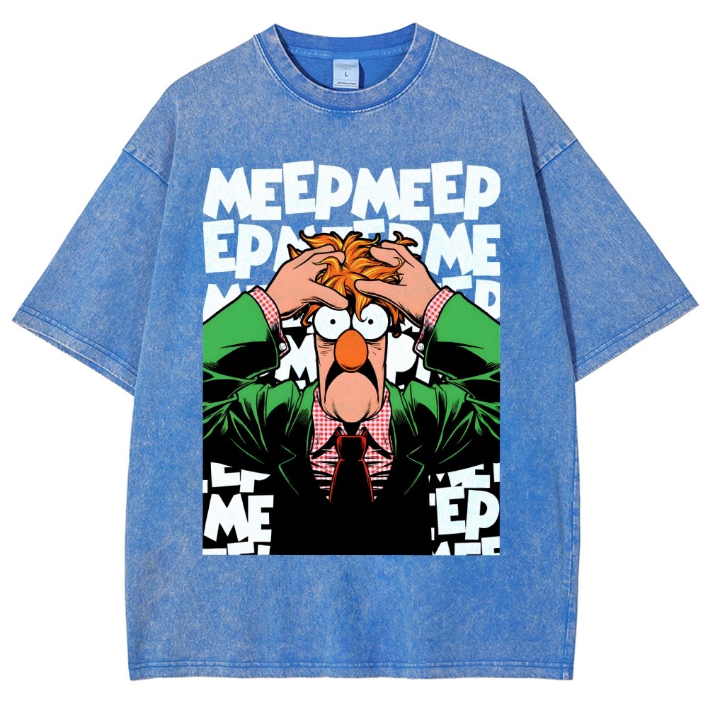 Meep Meep Vintage Distressed T-shirt