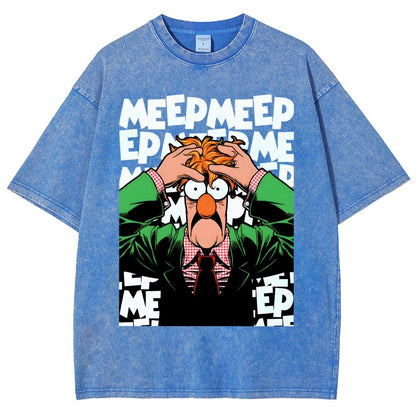 Meep Meep Vintage Distressed T-shirt